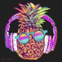 Pop Art Summer Time Headphones Pineapple Hat thumb 2