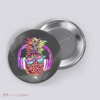 Pop Art Summer Time Headphones Pineapple Button thumb 0