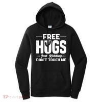 Pro Anti Social Free Hugs Just Kidding Dont Touch Me Women's Hoodie thumb 0