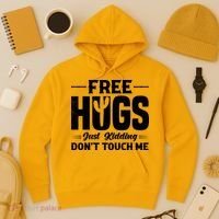 Pro Anti Social Free Hugs Just Kidding Dont Touch Me Hoodie thumb 3