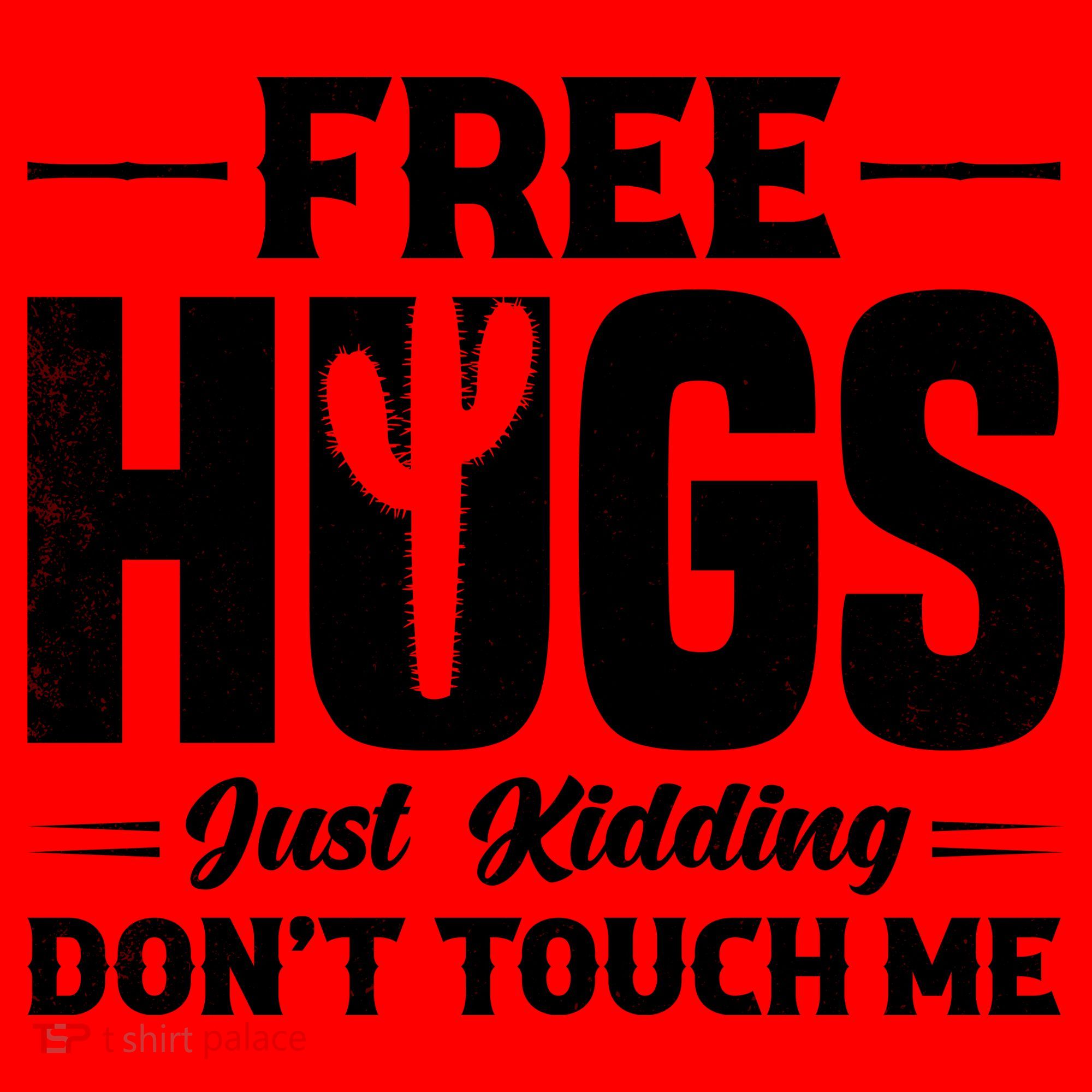 Pro Anti Social Free Hugs Just Kidding Dont Touch Me Santa Hat