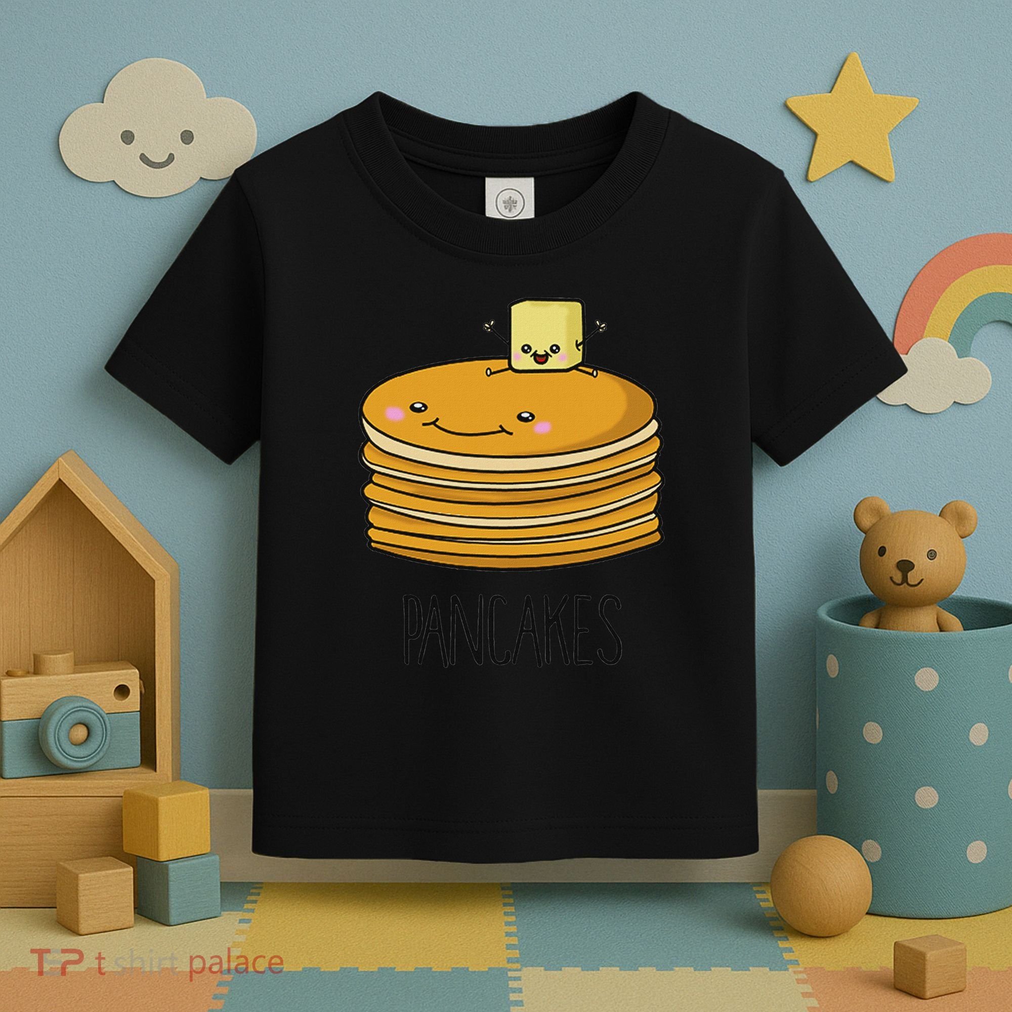 Pancakes And Syrup Cute Kawaii Cute Bff S Toddler T-Shirt