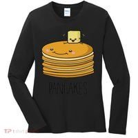 Pancakes And Syrup Cute Kawaii Cute Bff S Women's Long Sleeve Shirt thumb 0