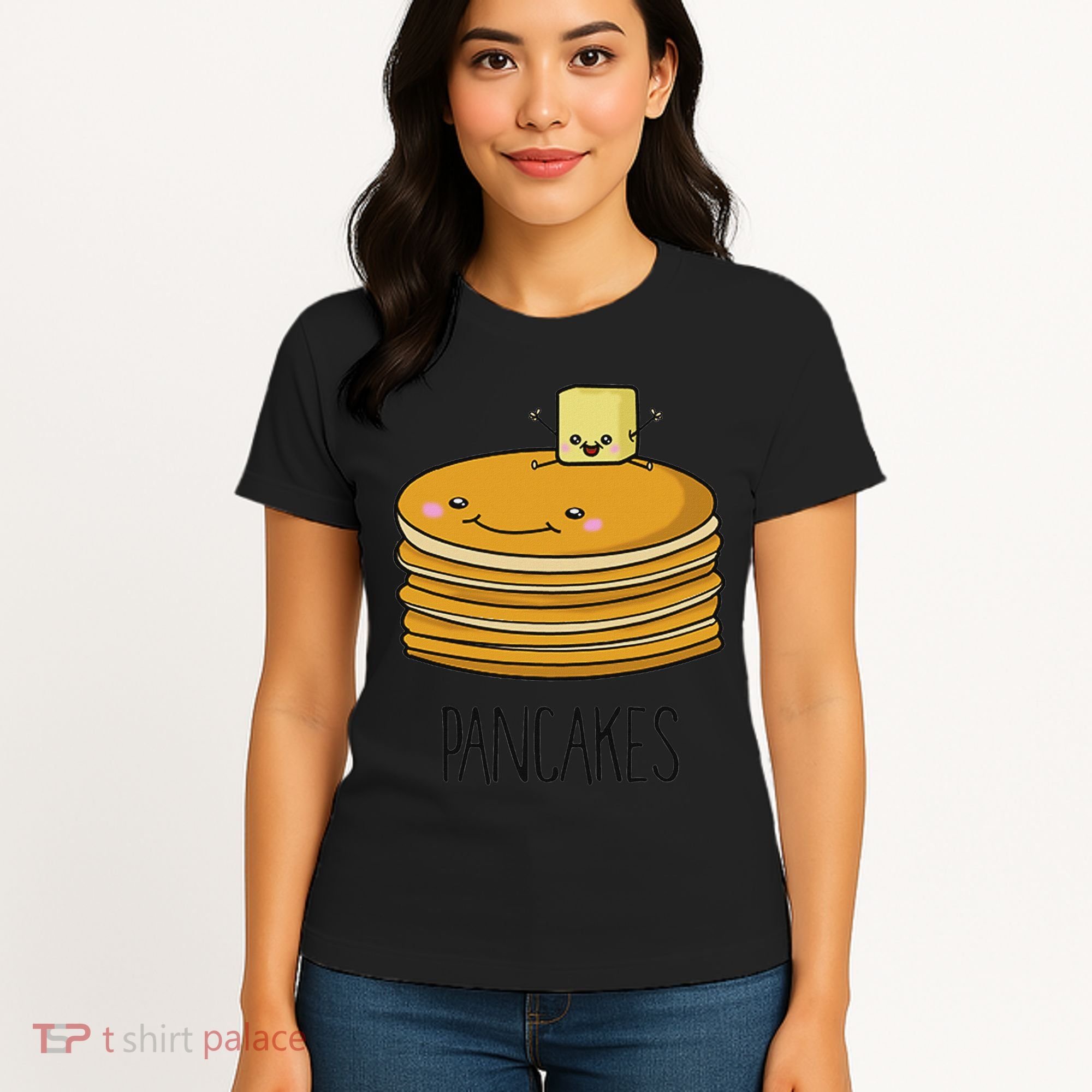 Pancakes And Syrup Cute Kawaii Cute Bff S Women's T-Shirt