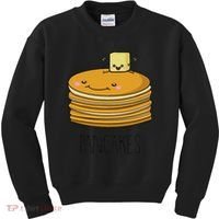 Pancakes And Syrup Cute Kawaii Cute Bff S Kids Sweatshirt thumb 0