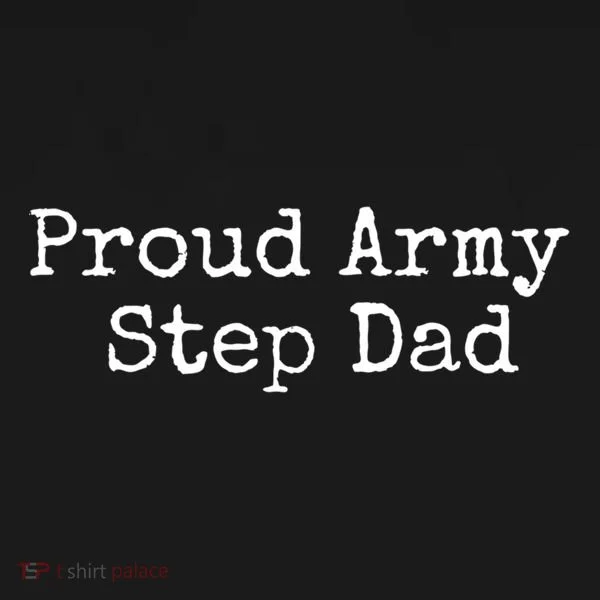 Proud Army Step Dad Gift Doggie Tank
