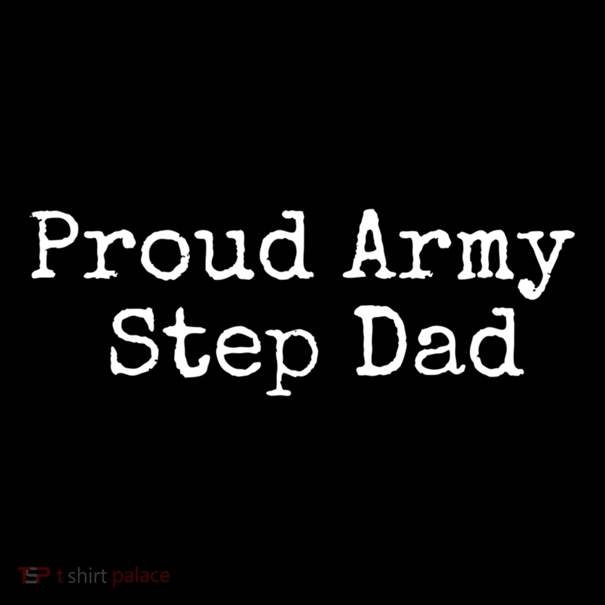 Proud Army Step Dad Gift USA-Made Doggie Bandana