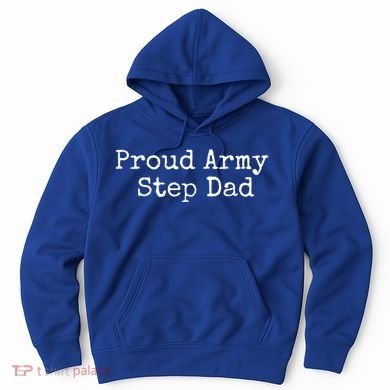 Proud Army Step Dad Gift Hoodie