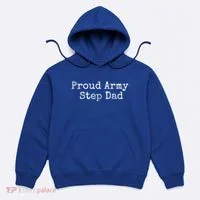 Proud Army Step Dad Gift Hoodie thumb 0