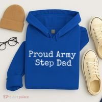 Proud Army Step Dad Gift Hoodie thumb 4