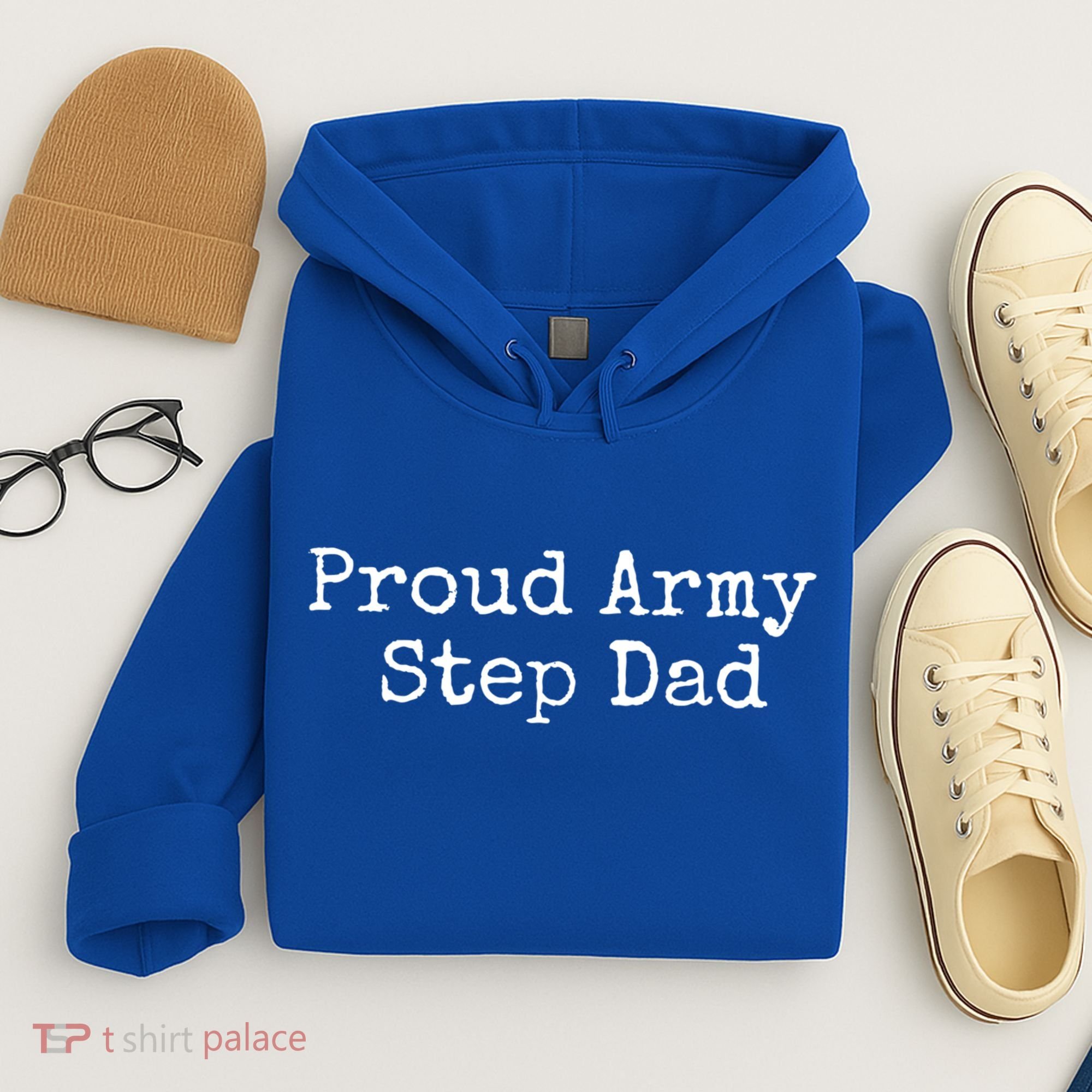 Proud Army Step Dad Gift Hoodie