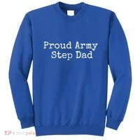 Proud Army Step Dad Gift Sweatshirt thumb 0