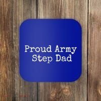 Proud Army Step Dad Gift Coaster thumb 0
