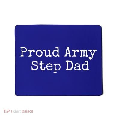 Proud Army Step Dad Gift Mousepad