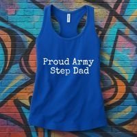 Proud Army Step Dad Gift Women's Tank Top thumb 3