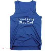 Proud Army Step Dad Gift Tank Top thumb 0