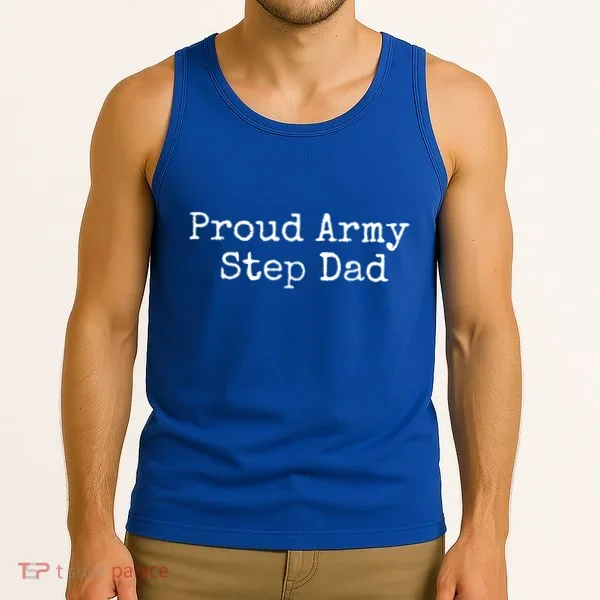 Proud Army Step Dad Gift Tank Top