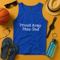 Proud Army Step Dad Gift Tank Top thumb 4