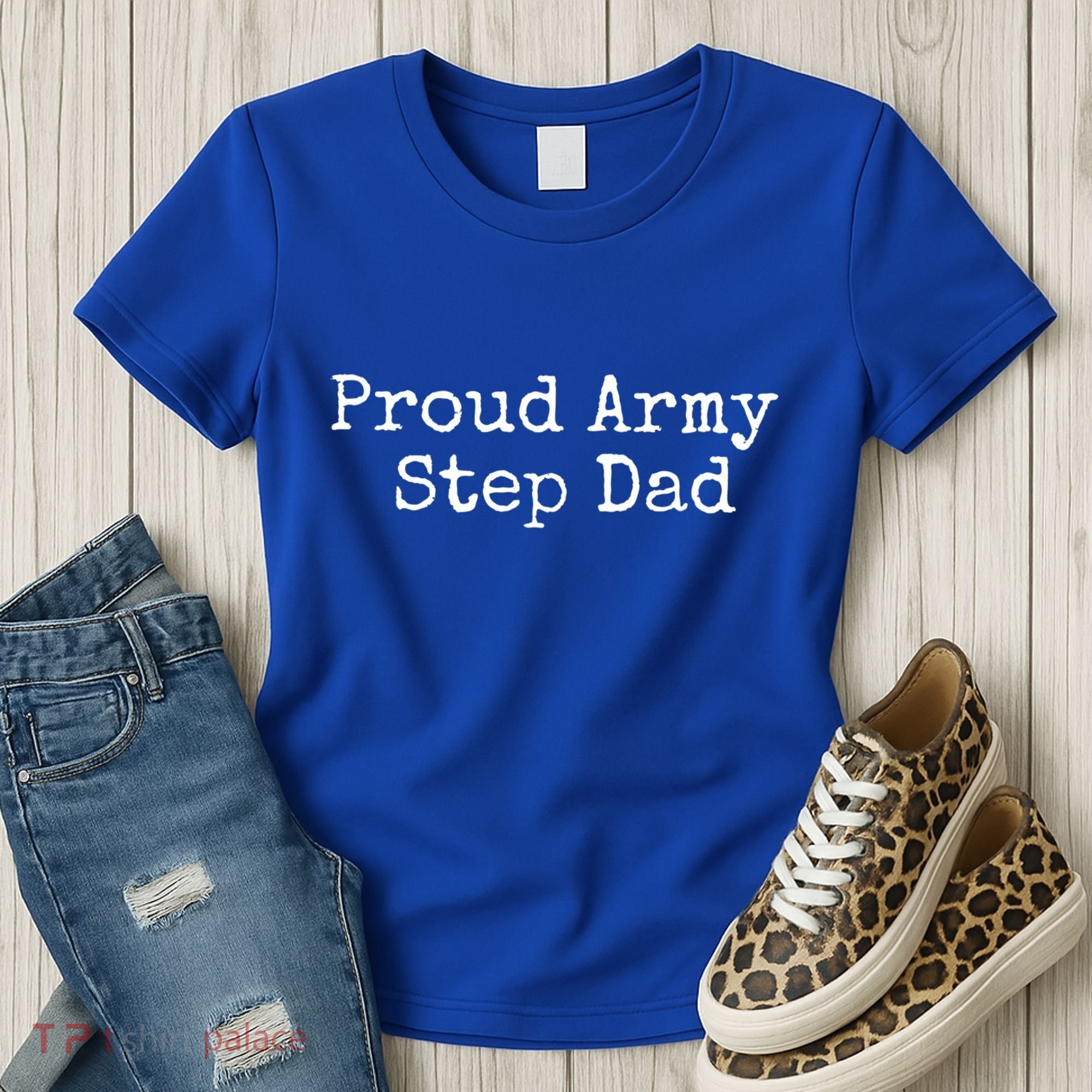 Proud Army Step Dad Gift Women's T-Shirt