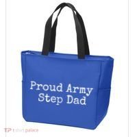 Proud Army Step Dad Gift Tote Bag thumb 3