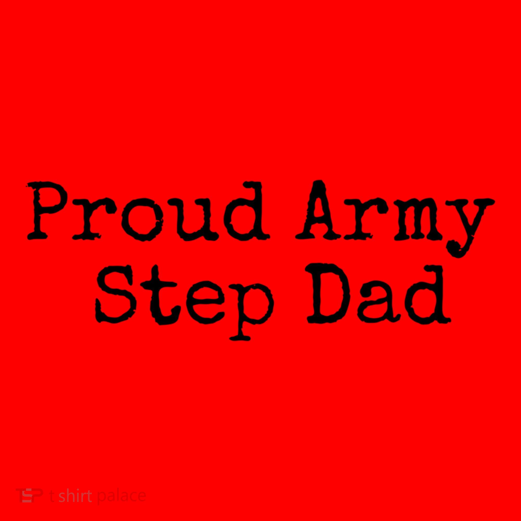 Proud Army Step Dad Gift Santa Hat