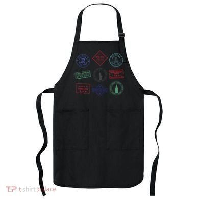 Passport Stamps Travel Apron