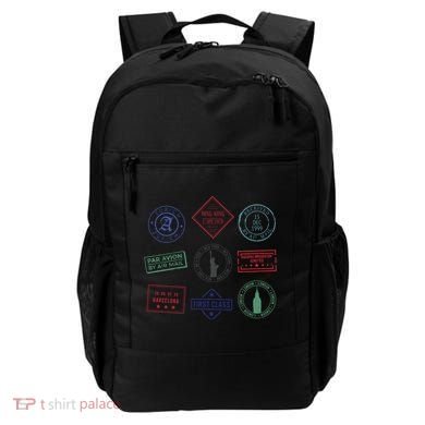 Passport Stamps Travel Backpack