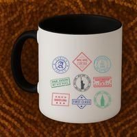 Passport Stamps Travel Coffee Mug thumb 2