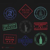 Passport Stamps Travel Toddler Hoodie thumb 2
