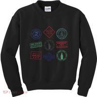 Passport Stamps Travel Kids Sweatshirt thumb 0