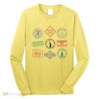 Passport Stamps Travel Long Sleeve Shirt thumb 0