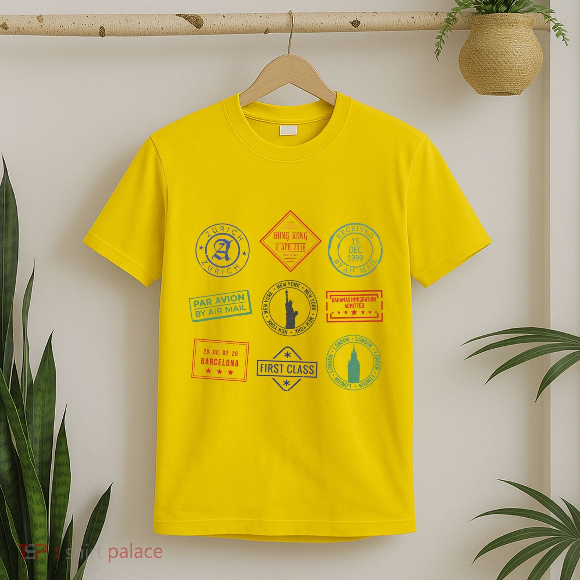 Passport Stamps Travel T-Shirt