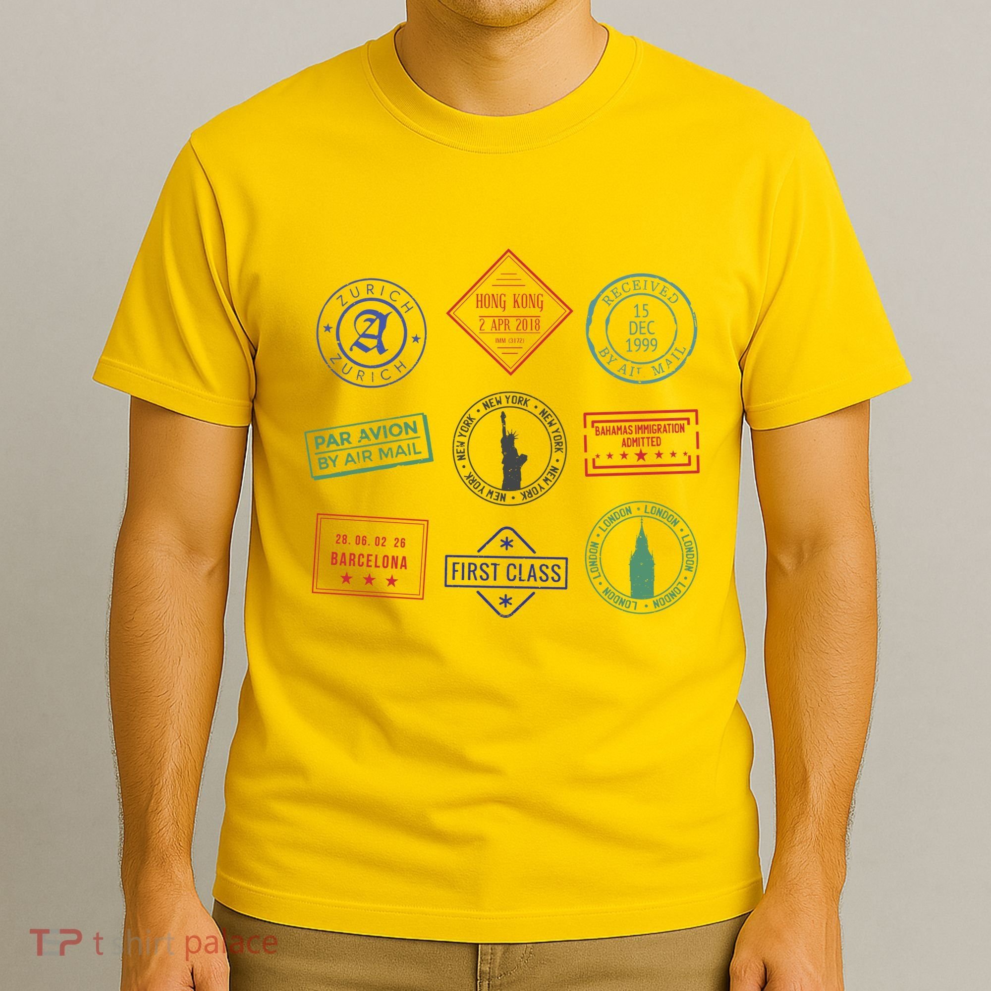Passport Stamps Travel T-Shirt