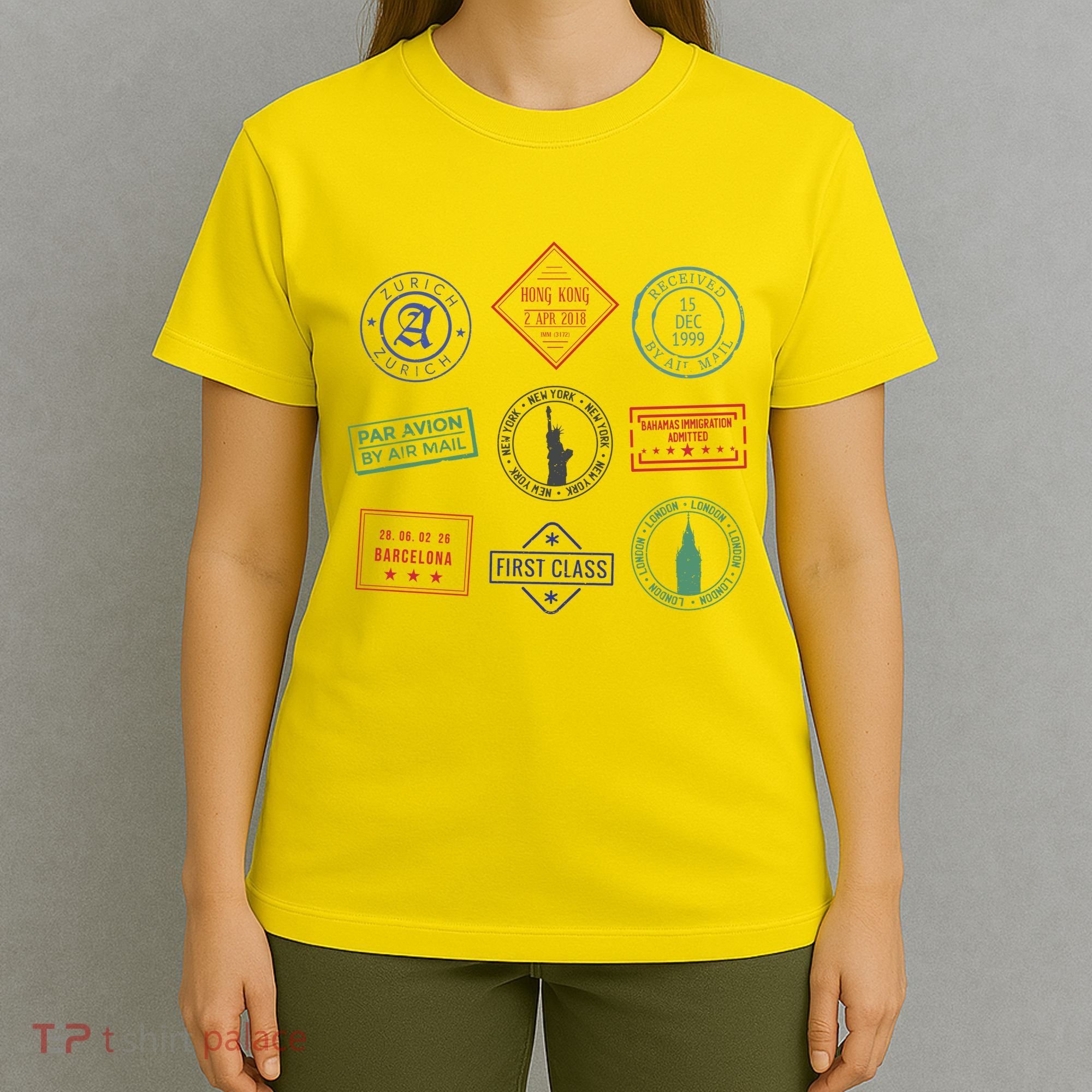 Passport Stamps Travel T-Shirt