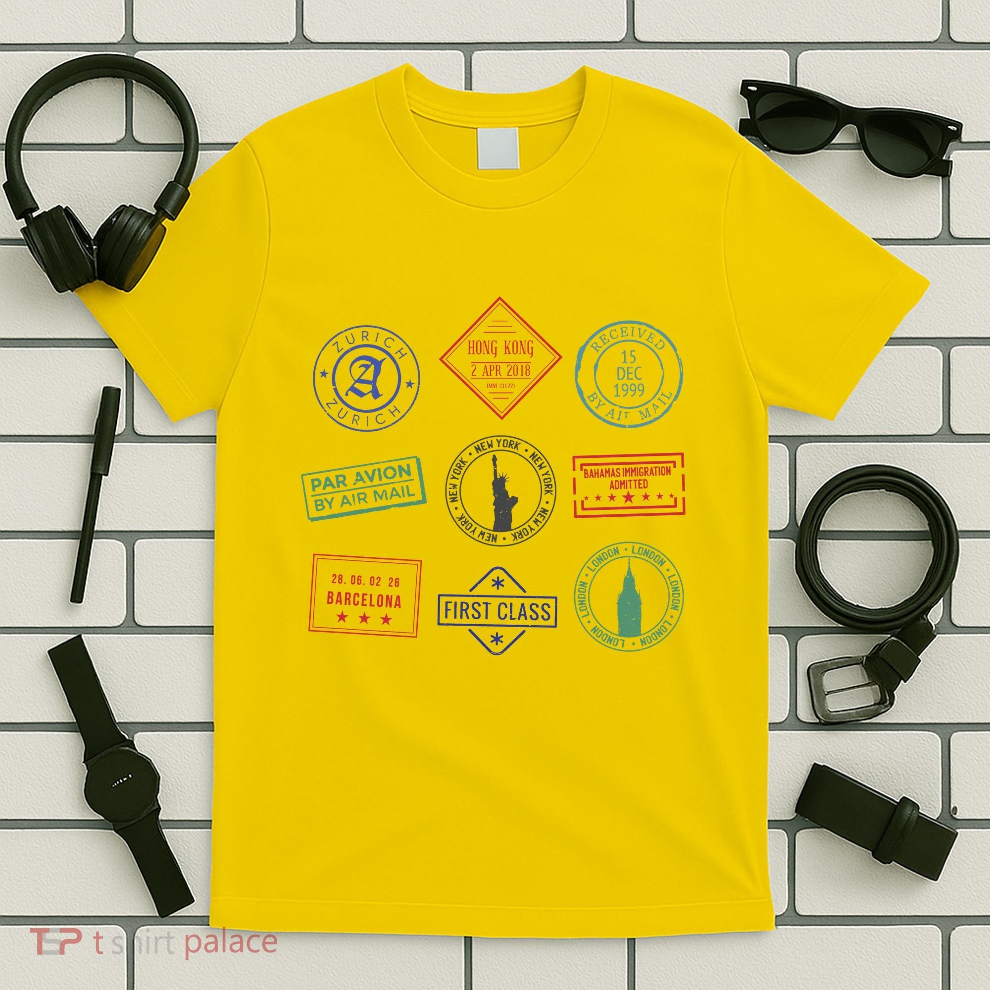 Passport Stamps Travel T-Shirt