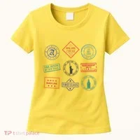 Passport Stamps Travel Women's T-Shirt thumb 0