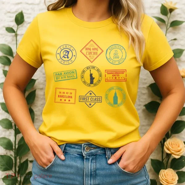 Passport Stamps Travel Women's T-Shirt