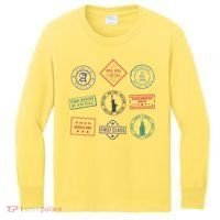 Passport Stamps Travel Kids Long Sleeve Shirt thumb 0