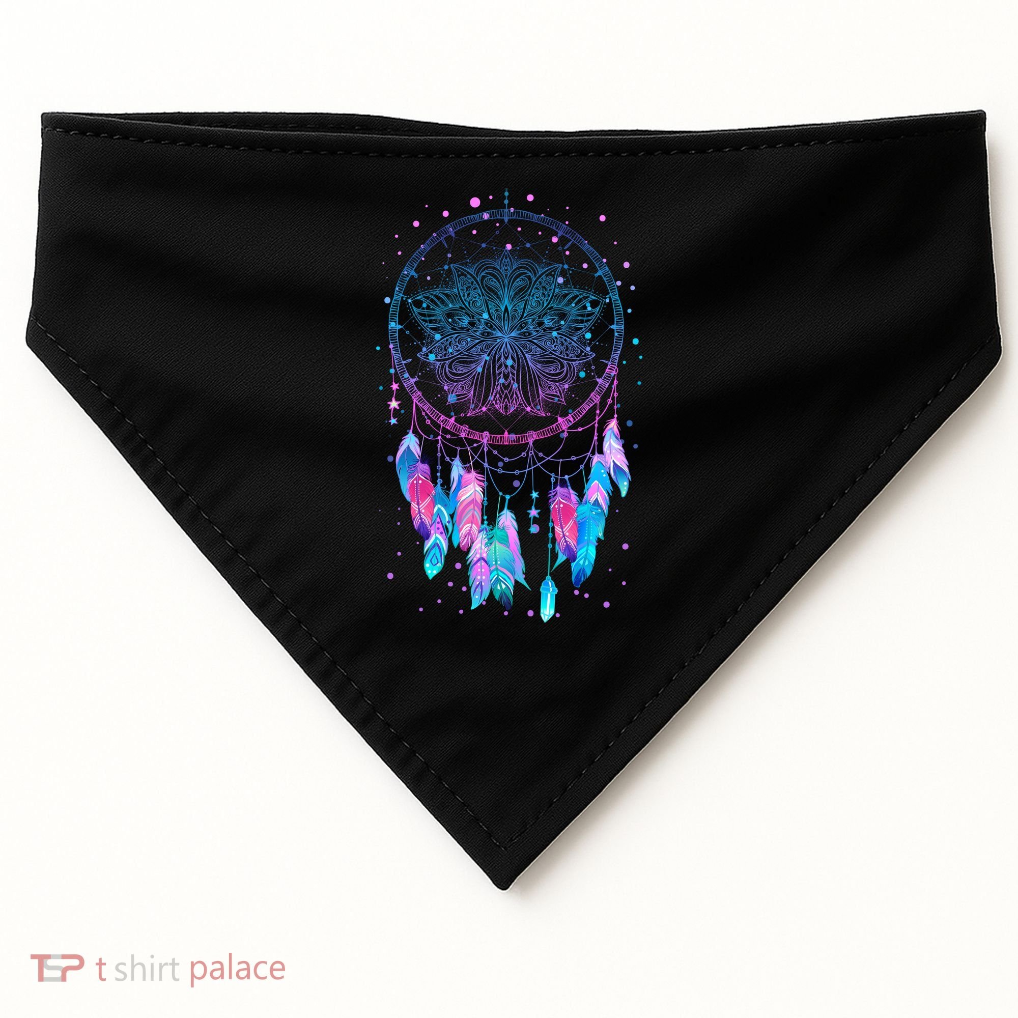 Pastel Dream Catcher USA-Made Doggie Bandana