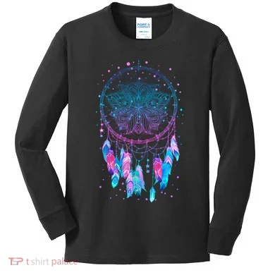 Pastel Dream Catcher Kids Long Sleeve Shirt