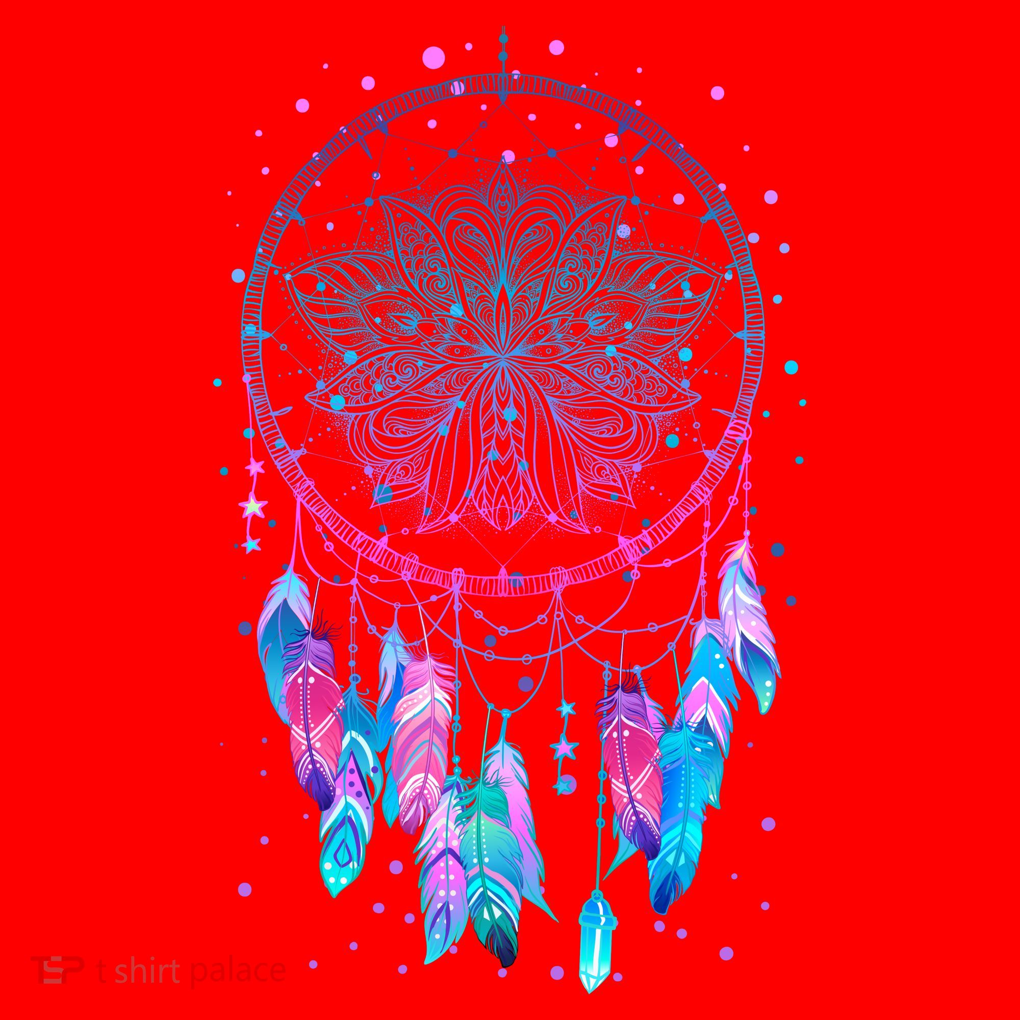 Pastel Dream Catcher Santa Hat