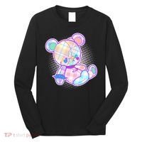 Pastel Kawaii Cute Goth Punk Teddy Bear Long Sleeve Shirt thumb 0
