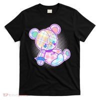 Pastel Kawaii Cute Goth Punk Teddy Bear T-Shirt thumb 0