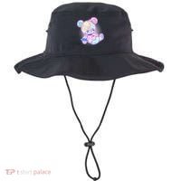 Pastel Kawaii Cute Goth Punk Teddy Bear Bucket Hat thumb 0
