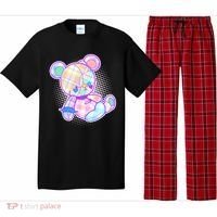 Pastel Kawaii Cute Goth Punk Teddy Bear Pajama Set thumb 0