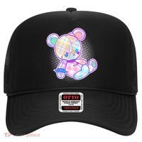 Pastel Kawaii Cute Goth Punk Teddy Bear Hat thumb 0