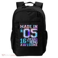 Pastel Made In '05 2005 16 Years of Being Awesome Birthday Backpack thumb 0