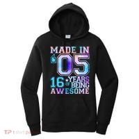 Pastel Made In '05 2005 16 Years of Being Awesome Birthday Women's Hoodie thumb 0