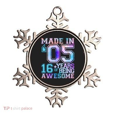 Pastel Made In '05 2005 16 Years of Being Awesome Birthday Ornament