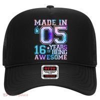 Pastel Made In '05 2005 16 Years of Being Awesome Birthday Hat thumb 0